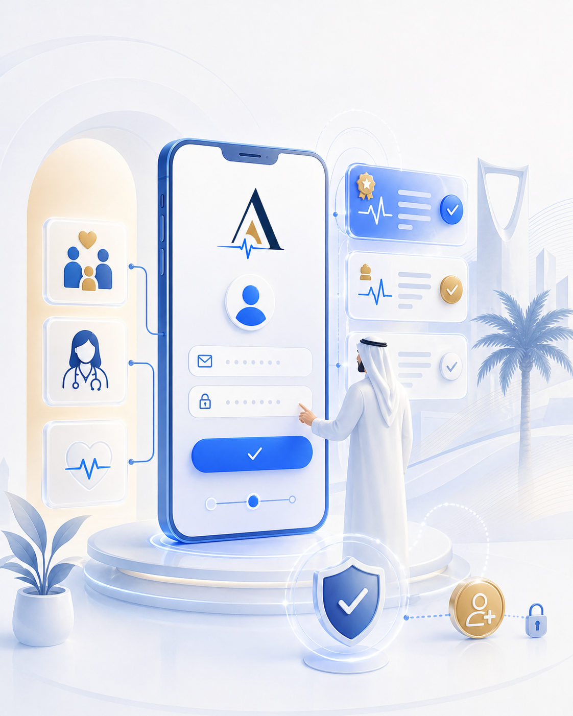 AZRI onboarding illustration